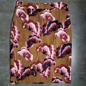 Ann Taylor Floral Pencil Skirt, Women's Size 2 NWOT